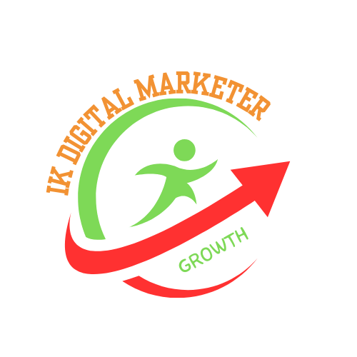 orange and blue modern business logo